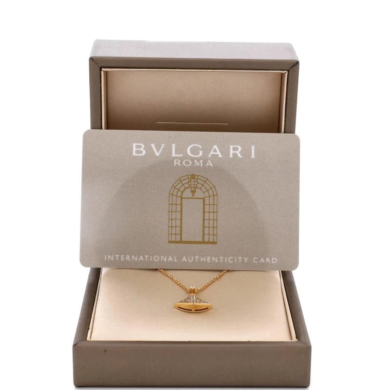 Bvlgari Divas' Dream Pendant Necklace 18K Yellow Gold with Diamonds Small - 2