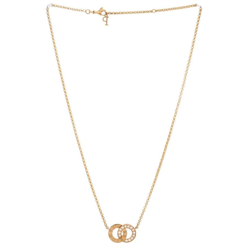 Piaget Possession Toi & Moi Pendant Necklace 18K Yellow Gold with Half Pave - 2