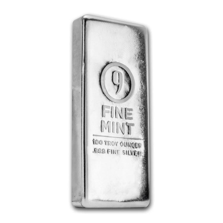 100 oz Silver Bar 9Fine Mint .999 Fine - 2