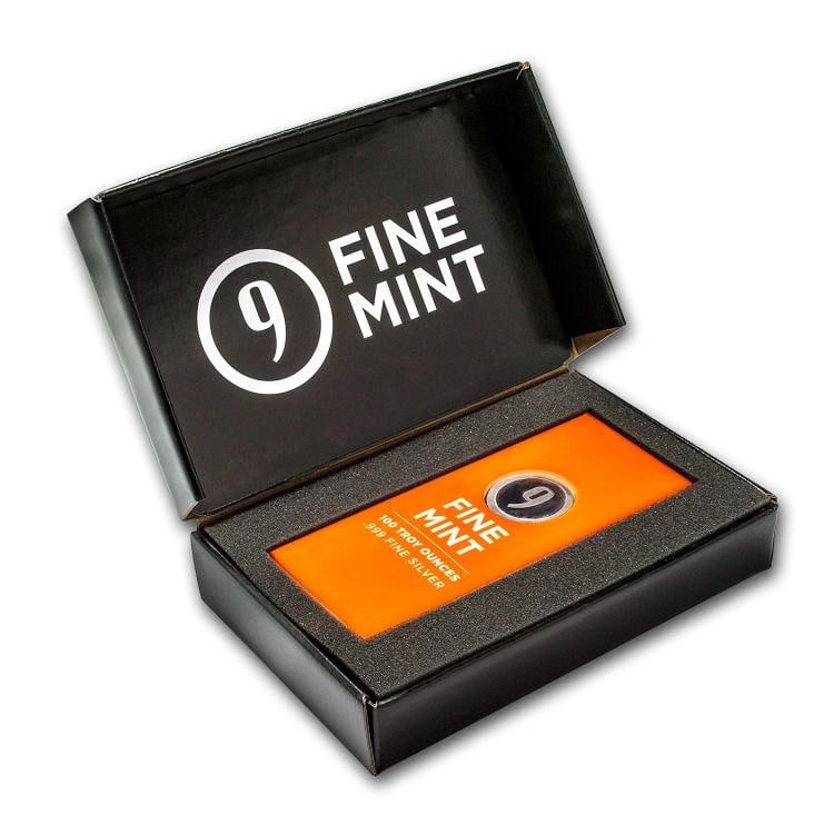 100 oz Silver Bar 9Fine Mint .999 Fine - 4