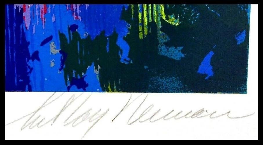LeRoy Neiman The Three Tenors Large Color Serigraph Signed Pavarotti Domingo Art - 4