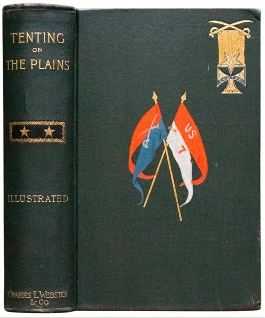Elizabeth Custer / Tenting On The Plains 1889 Shoulder Strap Edition: Edition: Shoulder Strap Edition Description: Publishers Fine Cloth Binding. A Book In Very Good+ Condition. Bound In Publishers Decorative Cloth. Small Amount Of Rubbing To Extremities. Binding And