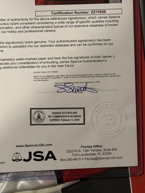LeBron James Signed Miami Heat Jersey (JSA LOA) - 8