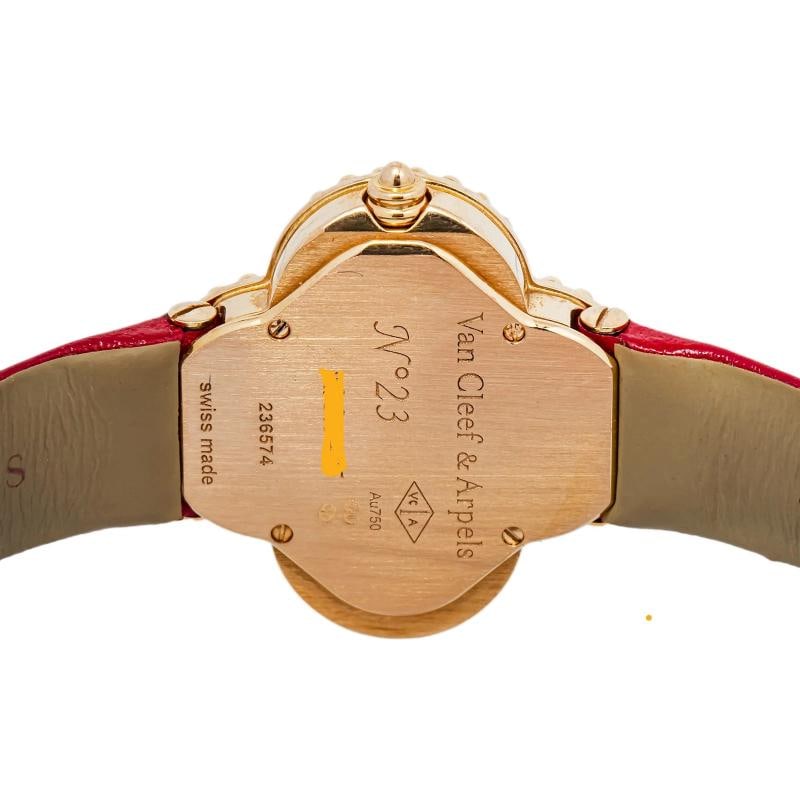Van Cleef & Arpels Alhambra 236574 Strap YG Carnelian Manual Winding 26mm*26mm - 6