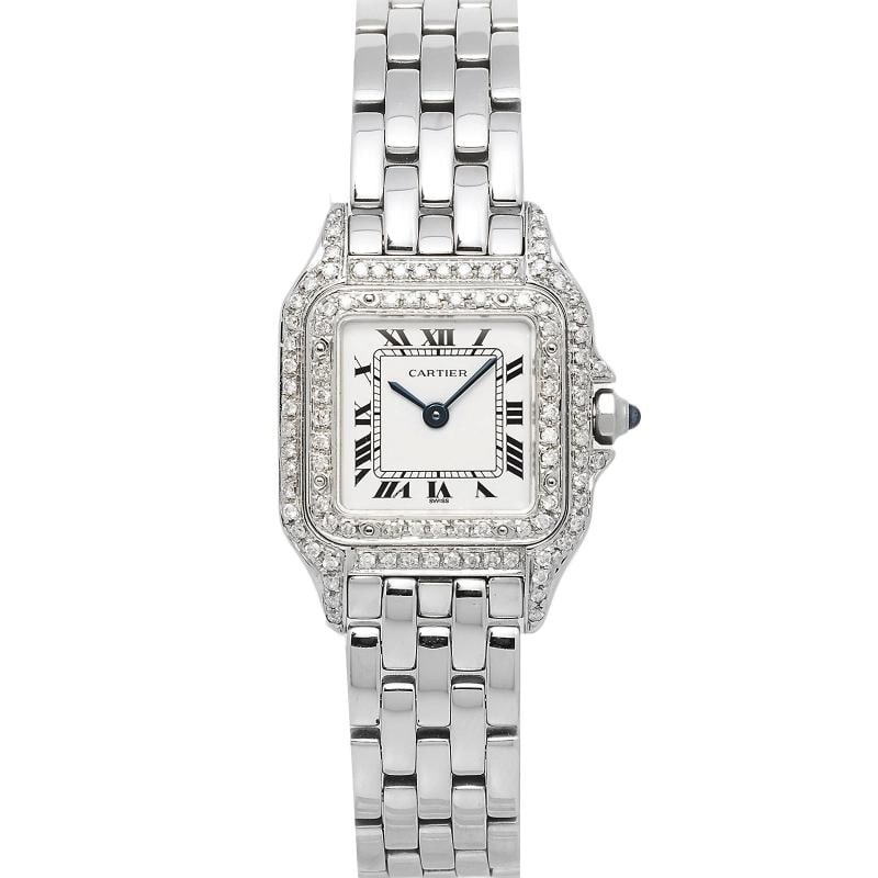 Cartier Panthere Classique W25033P5 Bracelet Steel White Roman Quartz 21mm: Case Size 21mm Wrist Fit 5.25 inches Box No Papers No Condition Ã¢â‚¬â€� Good Full Specifications SKU Cartier#1753 Brand Cartier Model Panthere Classique
