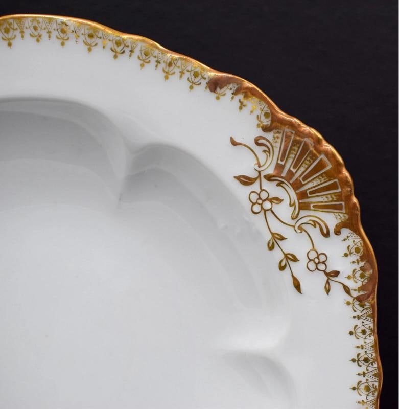 11 Limoges France Seafood Oyster Plates/Bowls, Circa 1910 - 4