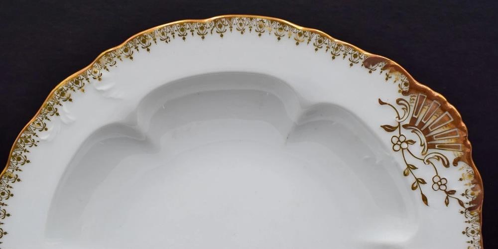 11 Limoges France Seafood Oyster Plates/Bowls, Circa 1910 - 5