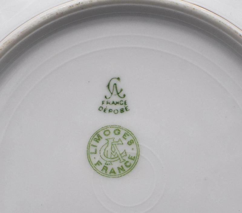 11 Limoges France Seafood Oyster Plates/Bowls, Circa 1910 - 7