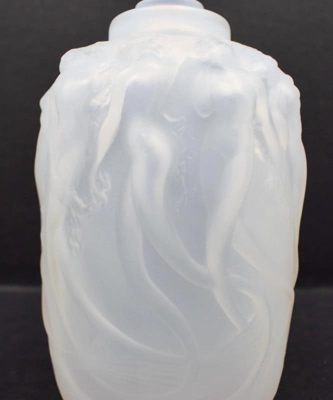 R. Lalique Opalescence Sirenes Atomizer Bottom - Never Mounted, Circa 1925 - 3