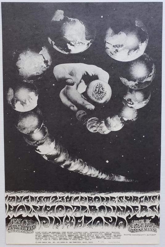 Pink Floyd Concert Poster 1968 Avalon Ballroom FD-131: 14Ã¢â‚¬Â³ x 21 9/16Ã¢â‚¬Â³ . Original/Reproduction: Original,Industry: Music,Band: Pink Floyd,Country of Origin: United States