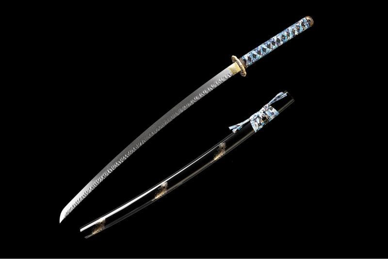 Japaese Folded Damascus Steel Sharp Katana Sword - 2