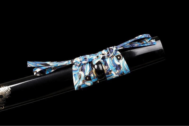 Japaese Folded Damascus Steel Sharp Katana Sword - 9
