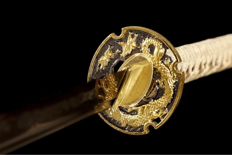 Japanese 1095 High Carbon Steel Katana Sword - 3