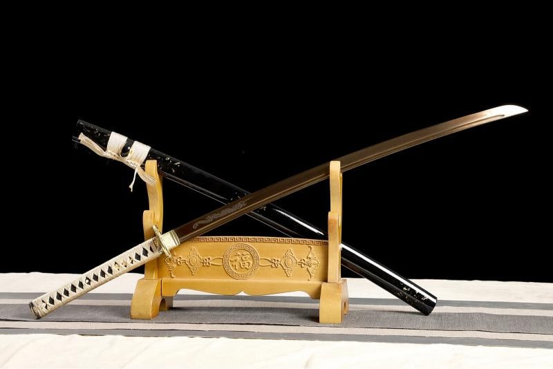 Japanese 1095 High Carbon Steel Katana Sword - 6