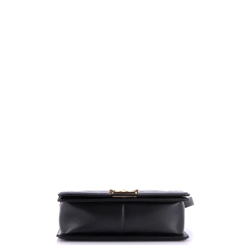 Chanel Boy Flap Bag Chevron Lambskin Old Medium - 5