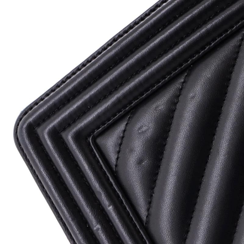 Chanel Boy Flap Bag Chevron Lambskin Old Medium - 7