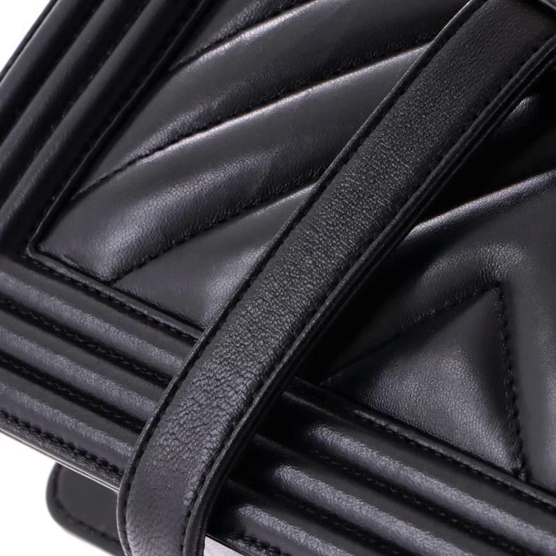 Chanel Boy Flap Bag Chevron Lambskin Old Medium - 8