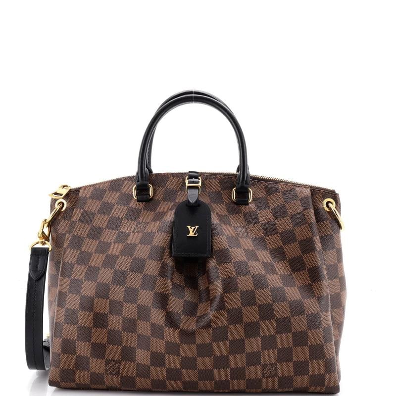 Louis Vuitton Odeon Tote Damier MM: Accessories: Luggage Tag, With Strap Measurements: Handle Drop 4", Height 10.5", Width 12.5", Depth 4.5", Strap Drop 16-20" . Condition: Pre-owned - Good,Brand: Louis Vuitton,Exterior Material: