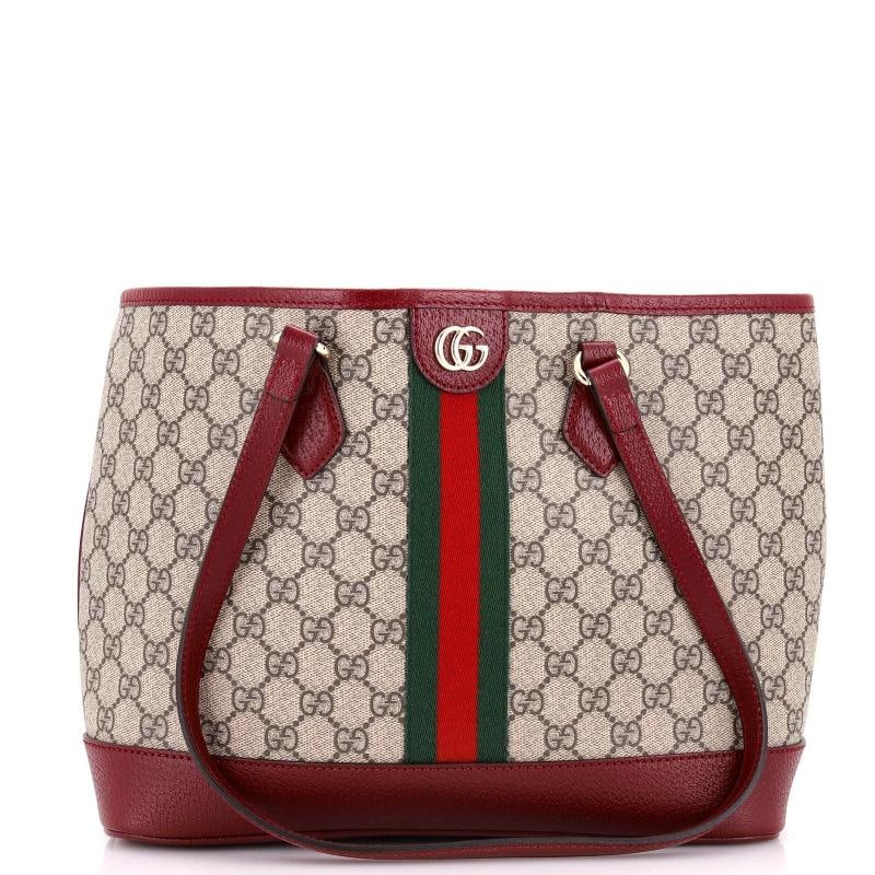 Gucci Ophidia Open Shopping Tote GG Coated Canvas Medium (1 of 5)