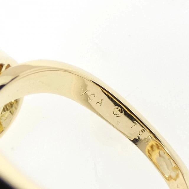 VAN CLEEF & ARPELS FRANCE 18k Yellow Gold & Diamond Taurus Zodiac Ring 1970s - 3