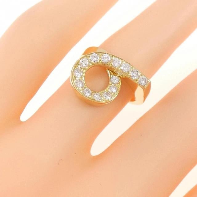 VAN CLEEF & ARPELS FRANCE 18k Yellow Gold & Diamond Taurus Zodiac Ring 1970s - 4