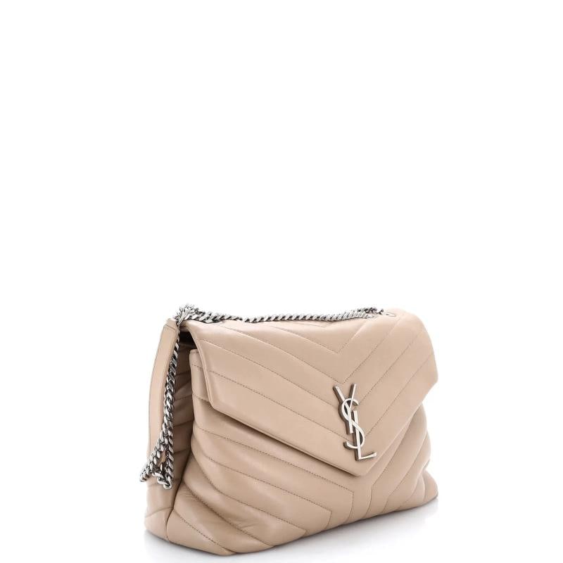 Saint Laurent Loulou Shoulder Bag Matelasse Chevron Leather Medium - 2