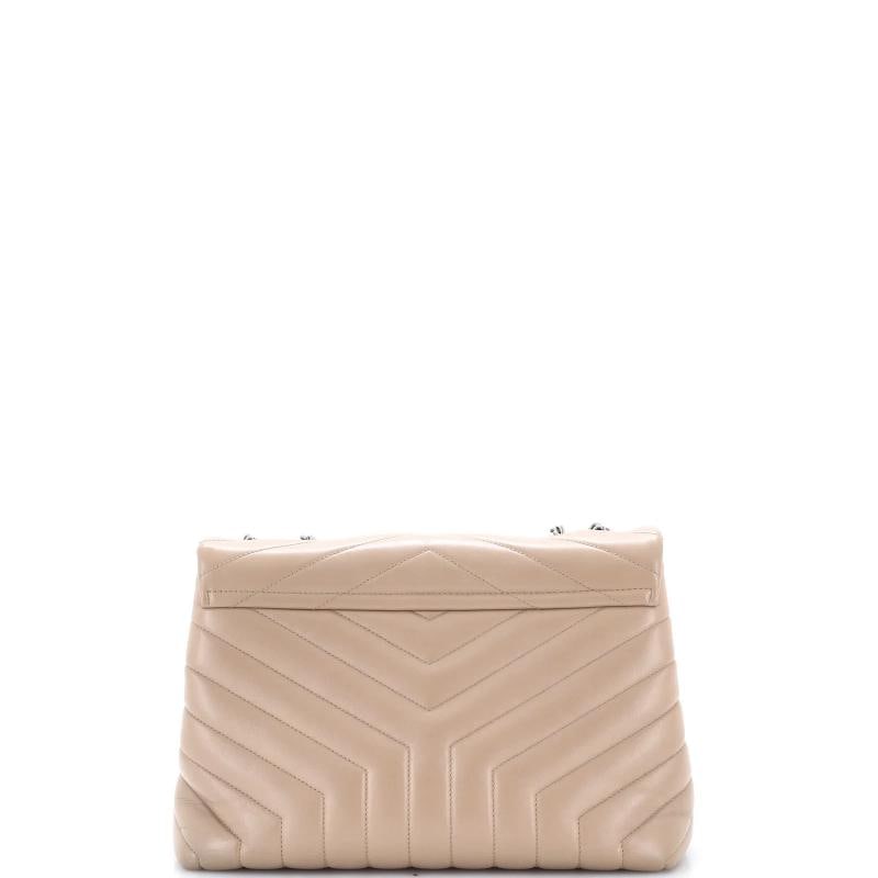 Saint Laurent Loulou Shoulder Bag Matelasse Chevron Leather Medium - 3