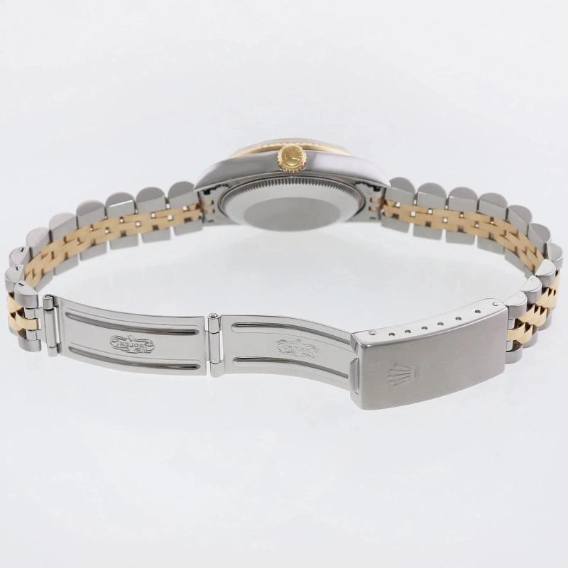 MINT Ladies Rolex 68273 Two Tone 18k Gold Steel 31mm Champagne Diamond Dial - 7