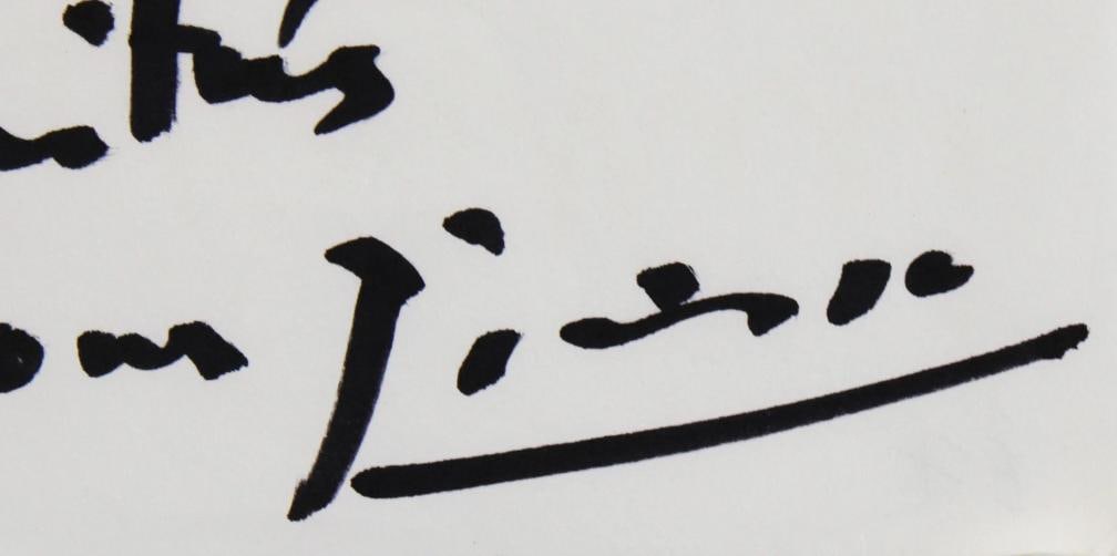 Pablo Picasso Authentic Signed & Handwritten 8.25x10.5 Letter BAS #AE04583 - 2
