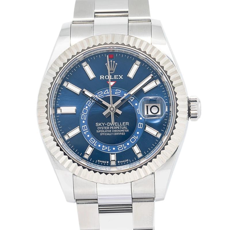 Rolex Sky-Dweller 336934 2024 Complete Oyster Steel Blue Index Auto 42mm - 2