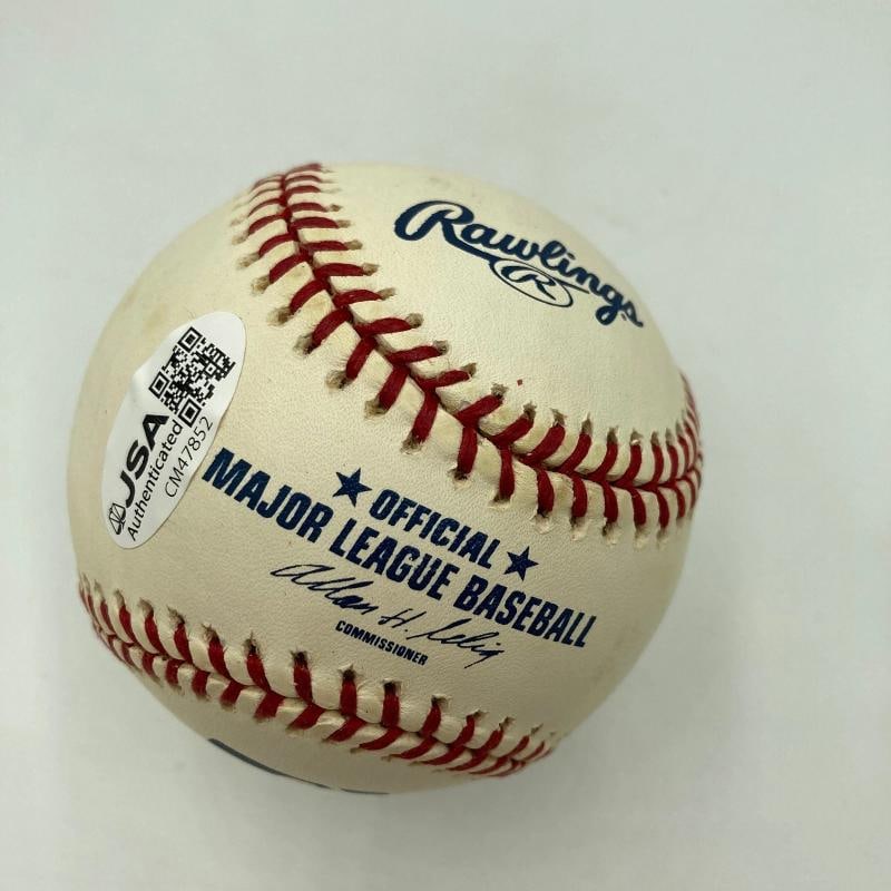Josh Gibson Jr. Single Signed Major League Baseball Negro League JSA COA - 2