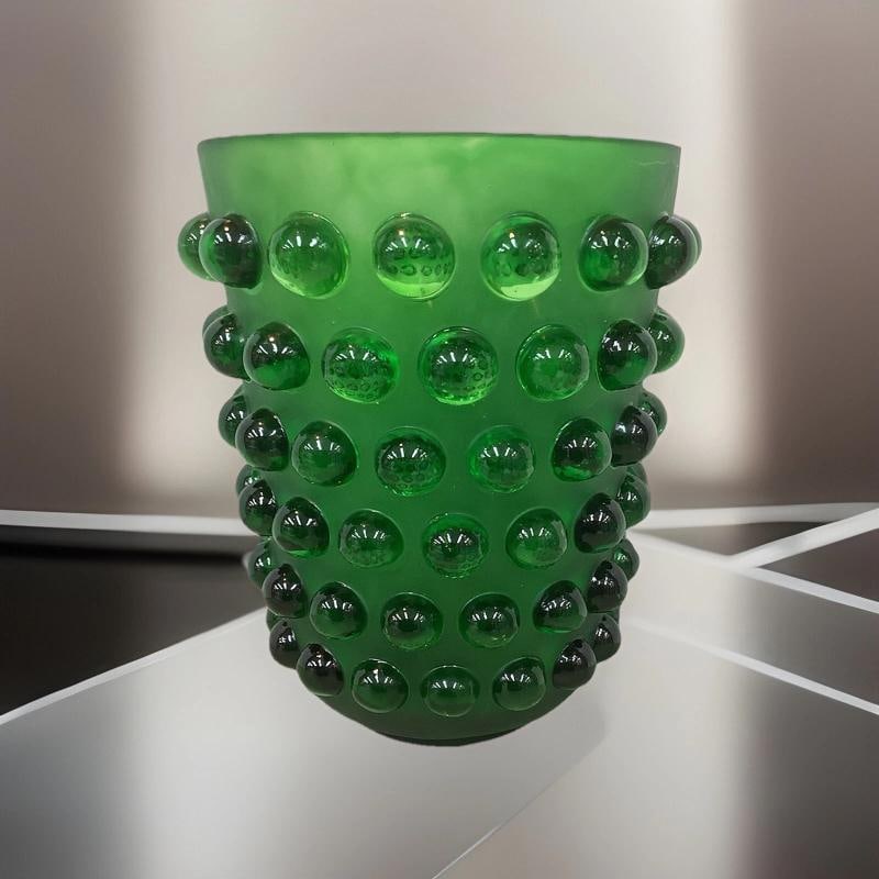 Lalique Style Crystal Green Mossi Vase H8.5Ã¢â‚¬Â? Maker Unknown Heav: Condition: Used: An item that has been used previously. The item may have some signs of cosmetic wear, but is ... Read moreabout the conditionUsed: An item that has been used previously. The item may
