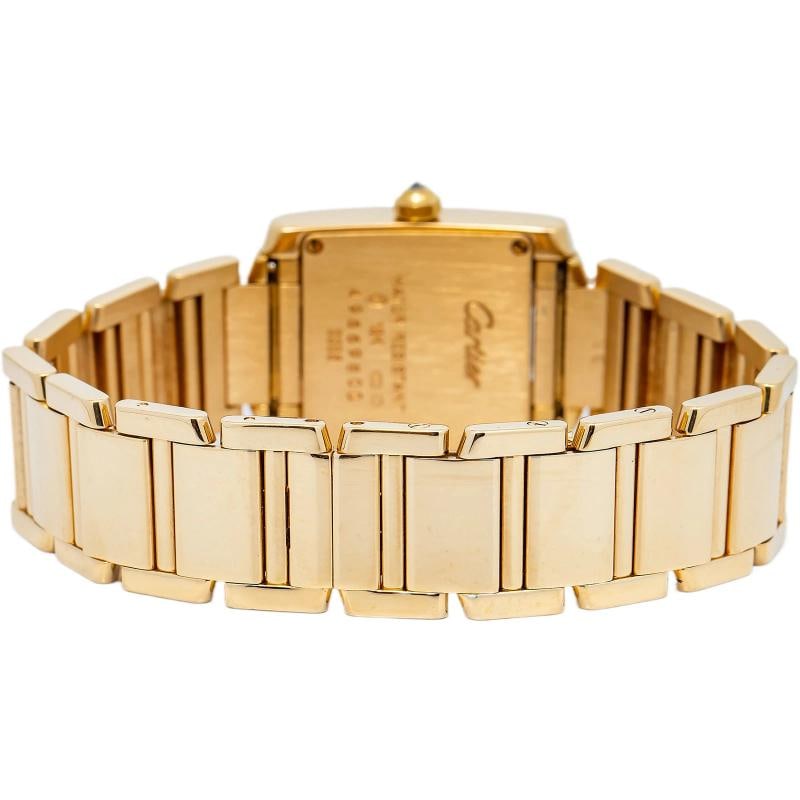 Cartier Tank FranÃƒÂ§aise 2385 18K Yellow Gold Cream Dial 20x25mm - 5