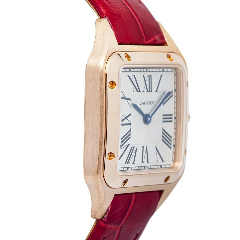 Cartier Santos Dumont WGSA0022 Strap Yellow Gold Yellow Gold Roman 28mm - 4
