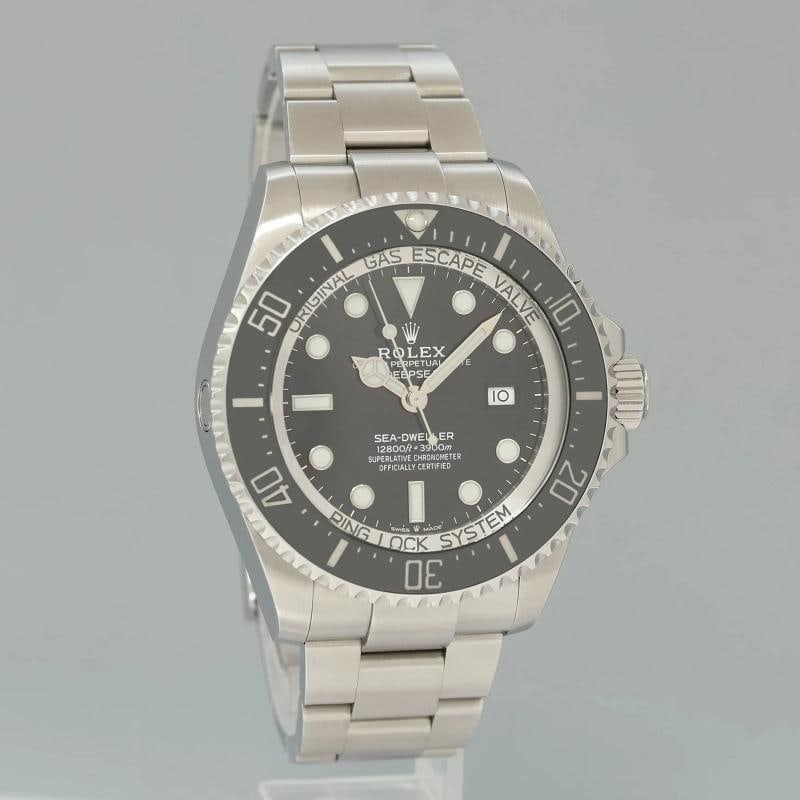 NEW PAPERS Rolex Sea-Dweller Deepsea Black 126660 44mm Steel Watch Box and Papers - 3