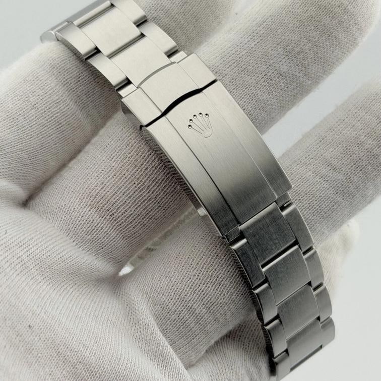 Rolex Oyster Perpetual 116000 36mm Black Orange Concentric Harley Dial Box - 10