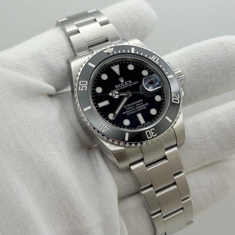 Rolex Submariner Date 116610LN 40mm Black Ceramic Stainless Steel Box Paper - 4