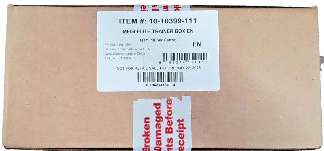 Pokemon TCG Mega Evolution Chaos Rising Elite Trainer Box x 10 - 2