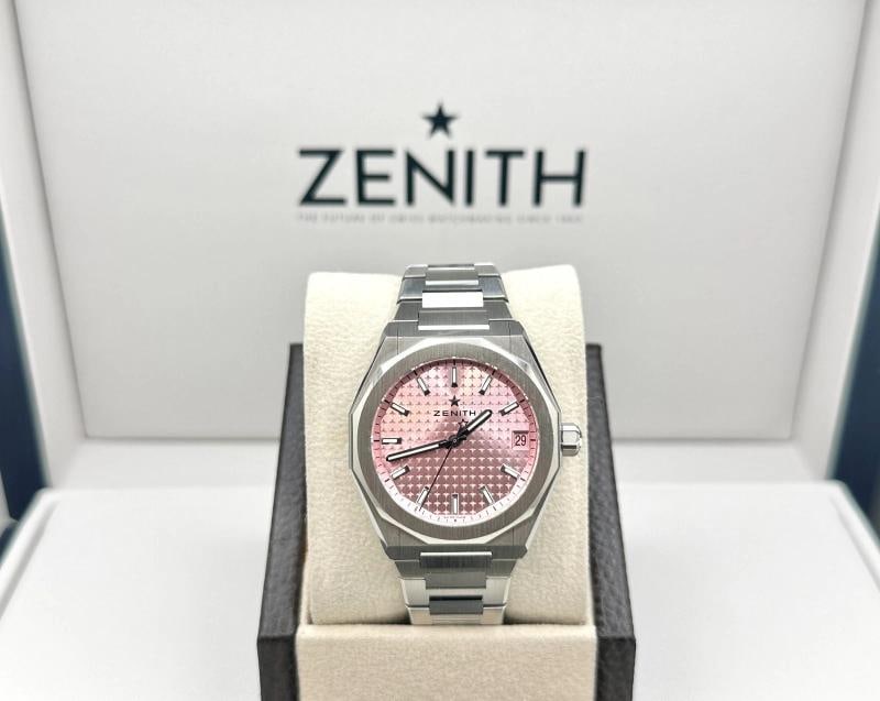 Zenith Defy Skyline Pink Dial 03.9400.670/18.I001 36mm Steel Box Booklet - 3