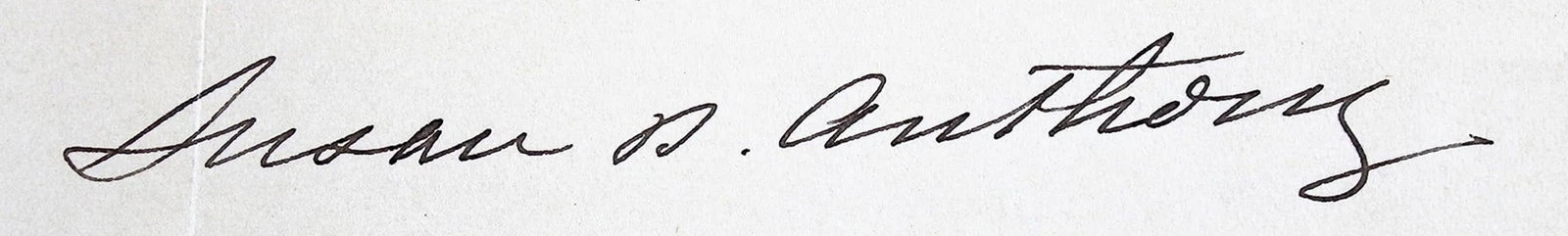 Susan B. Anthony Authentic Signed 8.25x10.75 1900 Letter BAS #AB14682 - 7