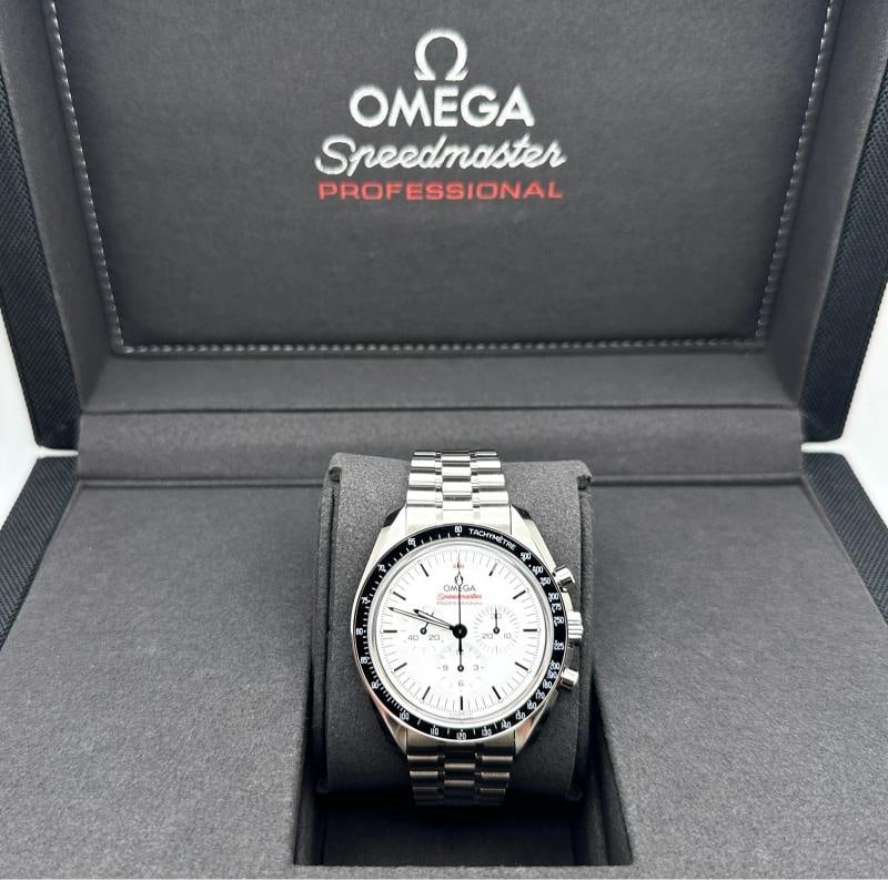 2025 Omega Speedmaster Moonwatch White Dial 310.30.42.50.04.001 42mm Box Paper - 3