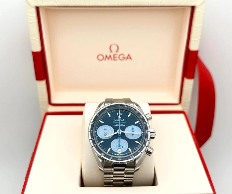 2025 Omega Speedmaster Orbis Edition Blue 324.30.38.50.03.002 Steel Box Paper - 3