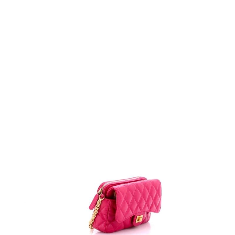 Chanel Reissue 2.55 Flap Phone Holder with Chain Quilted Aged Calfskin - 2