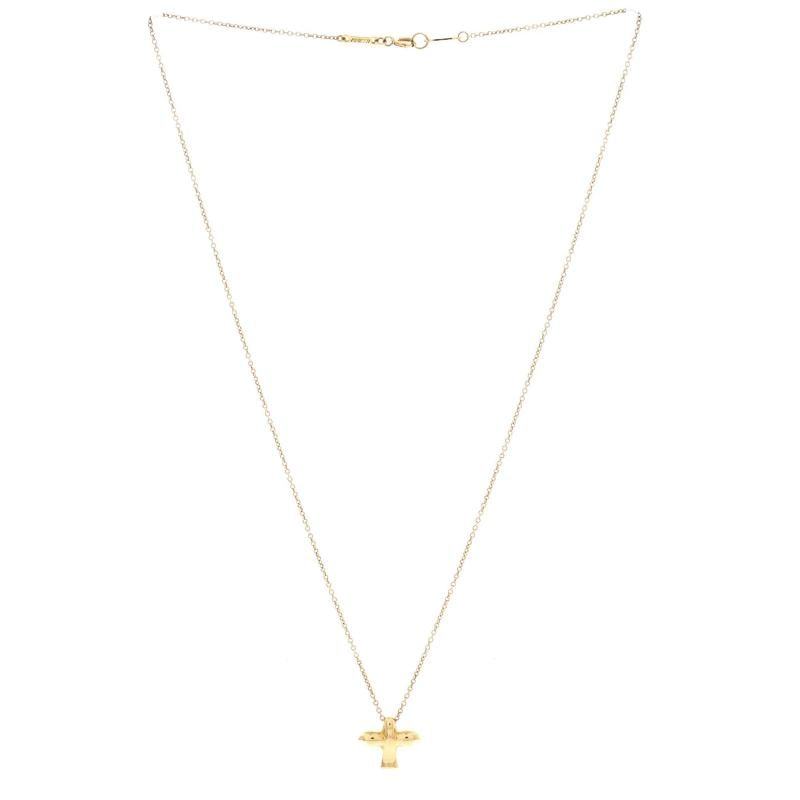 Tiffany & Co. Bird Pendant Necklace 18K Yellow Gold - 2