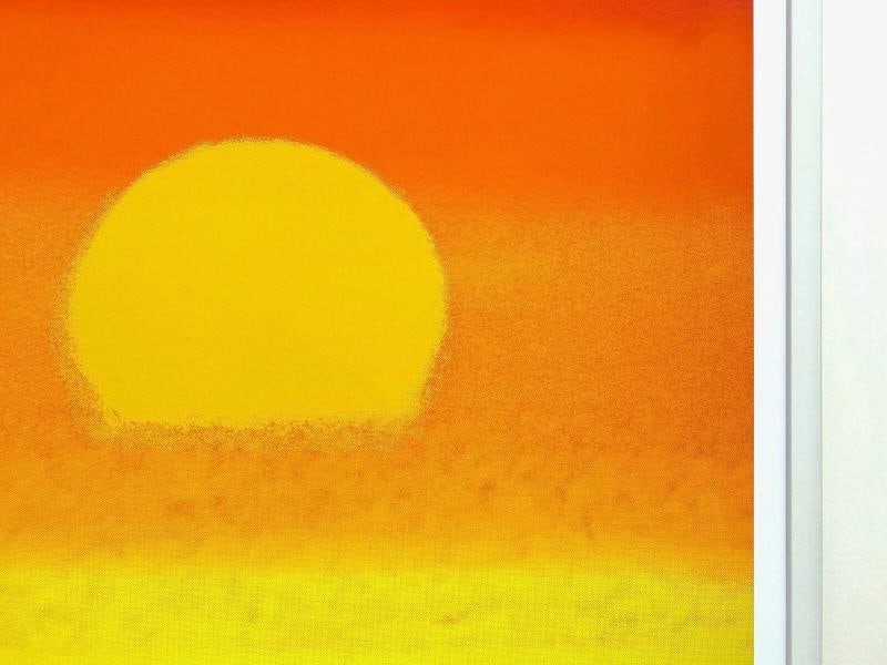 ANDY WARHOL FOUNDATION POP ART LITHOGRAPH PRINT FRAMED POSTER "SUNSET" 1972 - 10