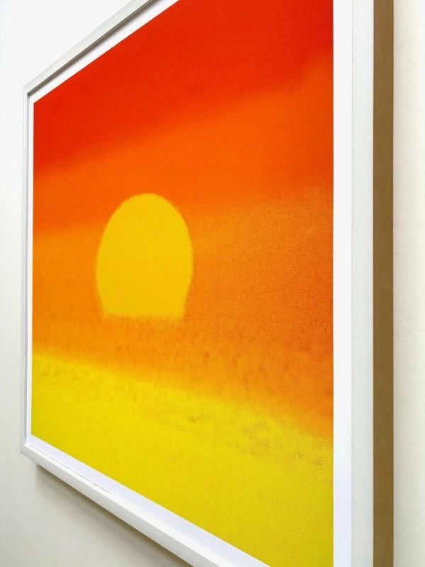 ANDY WARHOL FOUNDATION POP ART LITHOGRAPH PRINT FRAMED POSTER "SUNSET" 1972 - 11