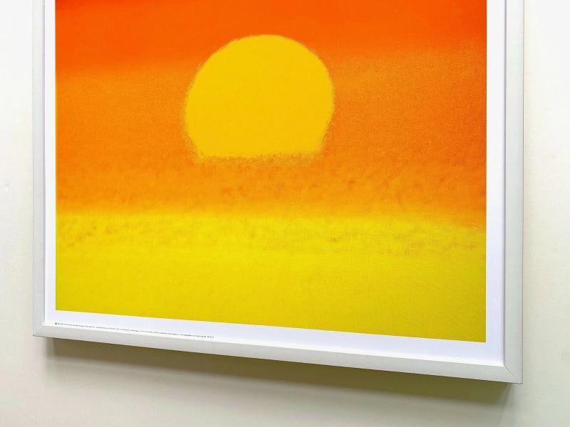 ANDY WARHOL FOUNDATION POP ART LITHOGRAPH PRINT FRAMED POSTER "SUNSET" 1972 - 12