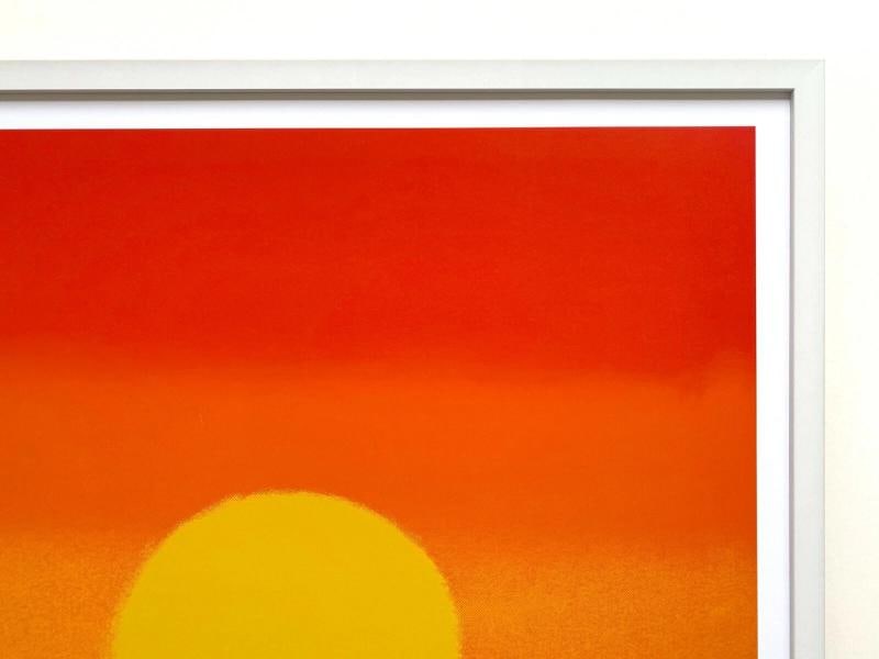 ANDY WARHOL FOUNDATION POP ART LITHOGRAPH PRINT FRAMED POSTER "SUNSET" 1972 - 8
