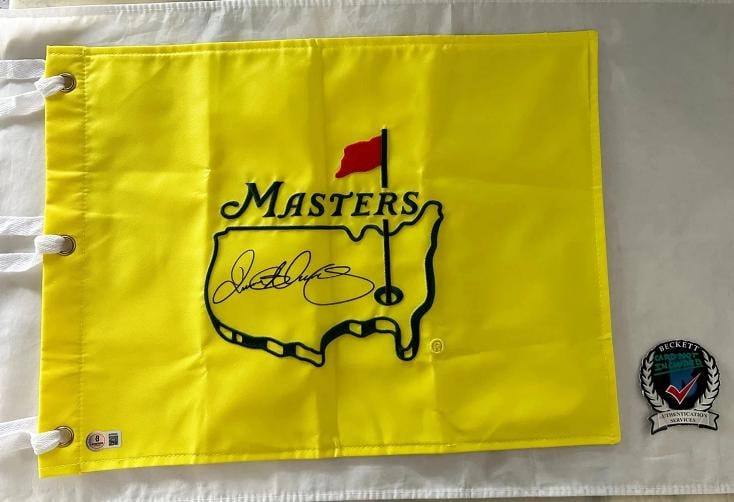Rory McIlroy Signed Undated Masters Flag Beckett BAS 1 COA: Condition: New: A brand-new, unused, unopened, undamaged item (including handmade items). onNew: A brand-new, unused, unopened, undamaged item (including handmade items)..,Autographed Item: