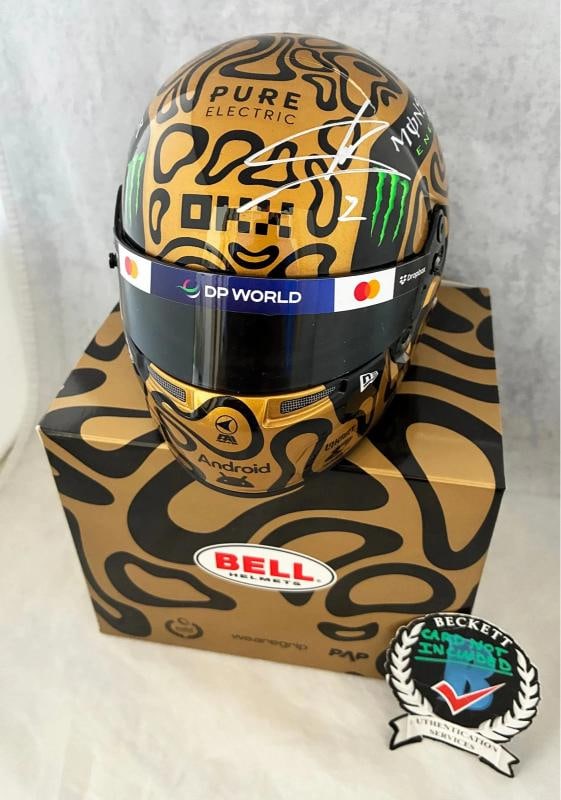 Lando Norris Signed Helmet 1:2 2025 World Champion McLaren F1 BAS COA: Condition: New: A brand-new, unused, unopened, undamaged item (including handmade items). New: A brand-new, unused, unopened, undamaged item (including handmade items).,Modified Item:
